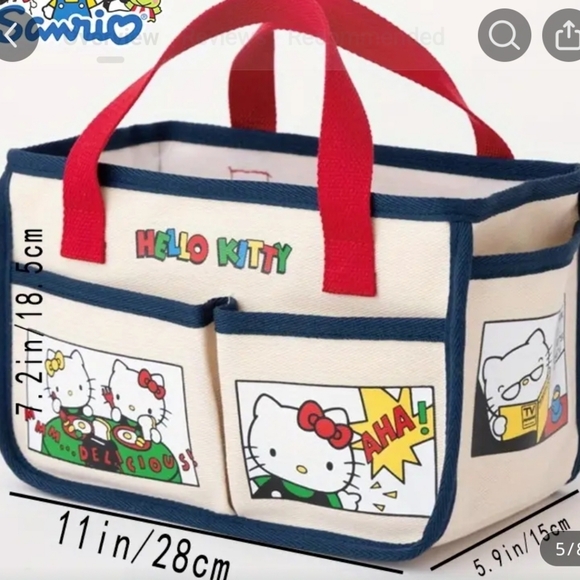 Hello Kitty mini canvas tote - Picture 4 of 7